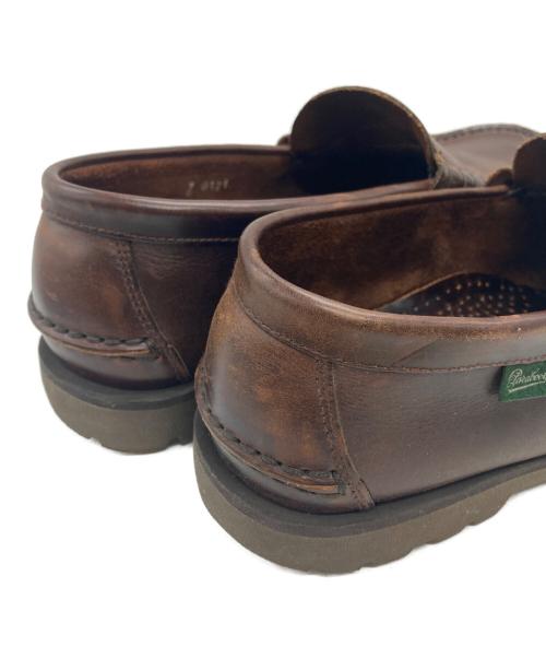 PARABOOT（パラブーツ）PARABOOT (パラブーツ) CORAUXコインローファー/Coin loafers ブラウン サイズ:7の古着・服飾アイテム