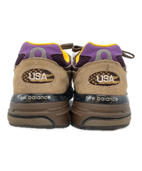 NEW BALANCE（ニューバランス）NEW BALANCE (ニューバランス) U993MU/スニーカー ブラウン×パープル サイズ:27の古着・服飾アイテム