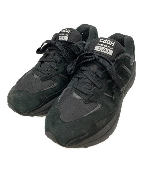 NEW BALANCE（ニューバランス）NEW BALANCE (ニューバランス) COMME des GARCONS HOMME (コムデギャルソン オム) M5740GH/スニーカー ブラック サイズ:27の古着・服飾アイテム