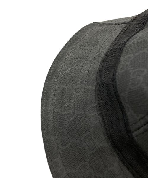 GUCCI（グッチ）GUCCI (グッチ) GGグッチシマPVCコーティングハット/GG Guccissima PVC Coated Hat ブラック サイズ:XLの古着・服飾アイテム