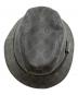 中古・古着 GUCCI (グッチ) GGグッチシマPVCコーティングハット/GG Guccissima PVC Coated Hat ブラック サイズ:XL：14000円