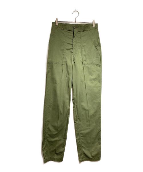 US ARMY（ユーエスアーミー）US ARMY (ユーエスアーミー) ベイカーパンツ/baker pants グリーン サイズ:32×35の古着・服飾アイテム