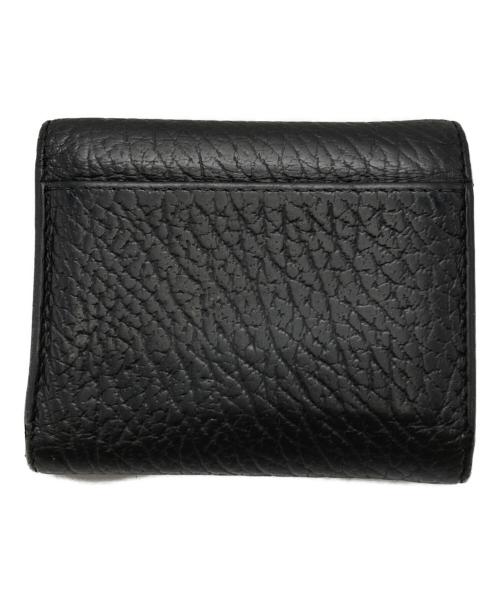 Maison Margiela（メゾンマルジェラ）Maison Margiela (メゾンマルジェラ) 4ステッチ 三つ折り ウォレット/Wallet ブラックの古着・服飾アイテム