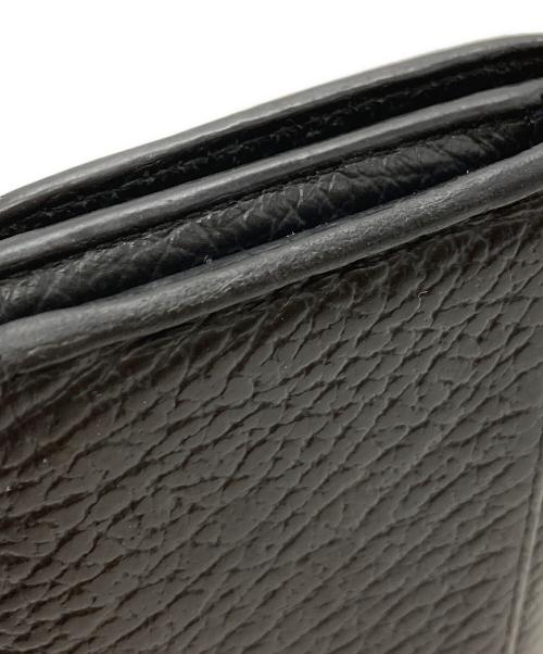 Maison Margiela（メゾンマルジェラ）Maison Margiela (メゾンマルジェラ) 4ステッチ 三つ折り ウォレット/Wallet ブラックの古着・服飾アイテム