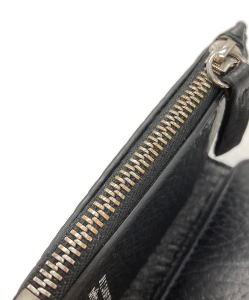 Maison Margiela（メゾンマルジェラ）Maison Margiela (メゾンマルジェラ) 4ステッチ 三つ折り ウォレット/Wallet ブラックの古着・服飾アイテム