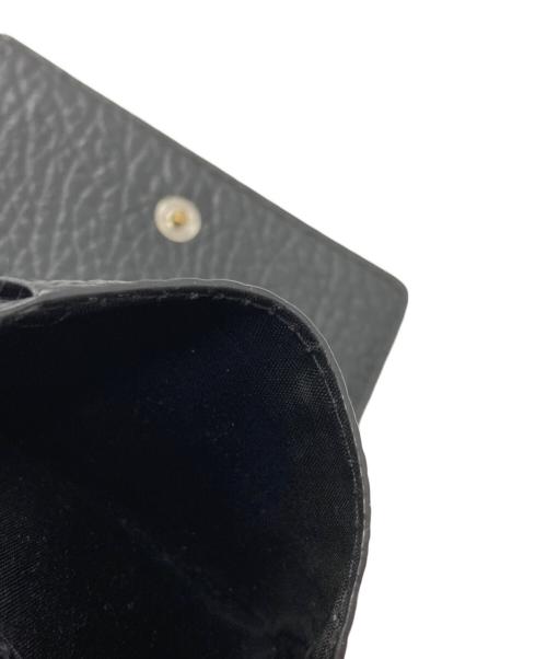Maison Margiela（メゾンマルジェラ）Maison Margiela (メゾンマルジェラ) 4ステッチ 三つ折り ウォレット/Wallet ブラックの古着・服飾アイテム