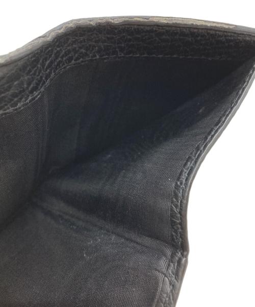 Maison Margiela（メゾンマルジェラ）Maison Margiela (メゾンマルジェラ) 4ステッチ 三つ折り ウォレット/Wallet ブラックの古着・服飾アイテム