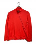 ARMANI EXCHANGEアルマーニ エクスチェンジ）の古着「サイドジップニット/Side-zip knit top」｜レッド