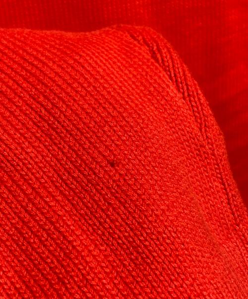 ARMANI EXCHANGE（アルマーニ エクスチェンジ）ARMANI EXCHANGE (アルマーニ エクスチェンジ) サイドジップニット/Side-zip knit top レッド サイズ:Ｌの古着・服飾アイテム