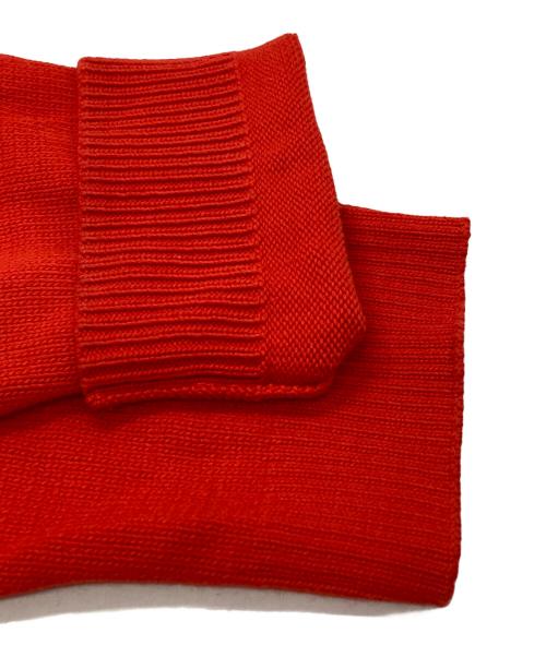 ARMANI EXCHANGE（アルマーニ エクスチェンジ）ARMANI EXCHANGE (アルマーニ エクスチェンジ) サイドジップニット/Side-zip knit top レッド サイズ:Ｌの古着・服飾アイテム