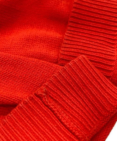 ARMANI EXCHANGE（アルマーニ エクスチェンジ）ARMANI EXCHANGE (アルマーニ エクスチェンジ) サイドジップニット/Side-zip knit top レッド サイズ:Ｌの古着・服飾アイテム