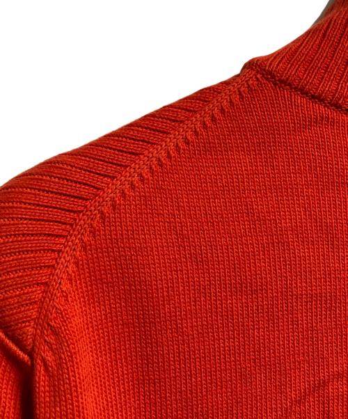 ARMANI EXCHANGE（アルマーニ エクスチェンジ）ARMANI EXCHANGE (アルマーニ エクスチェンジ) サイドジップニット/Side-zip knit top レッド サイズ:Ｌの古着・服飾アイテム