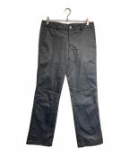GAULTIER HOMME objetゴルチエオムオブジェ）の古着「ジャガードフレアスラックス/Jacquard Flare Slacks」｜グレー