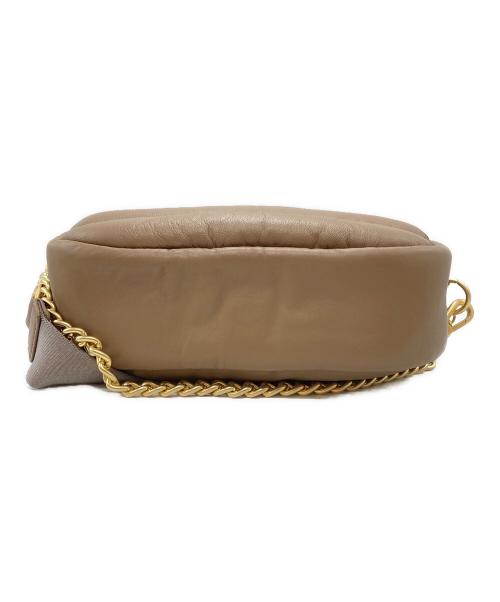 andu amet（アンドゥアメット）andu amet (アンドゥアメット) シープスキンクロスボディバッグ/Sheepskin Crossbody Bag ブラウンの古着・服飾アイテム