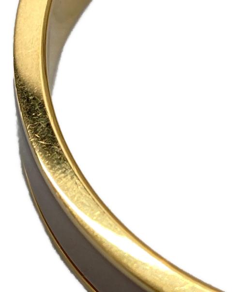 HERMES（エルメス）HERMES (エルメス) クリックHエナメルブレスレット/Hermès Clic H enamel bracelet ゴールド×ブラウン サイズ:PMの古着・服飾アイテム