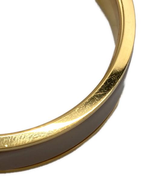 HERMES（エルメス）HERMES (エルメス) クリックHエナメルブレスレット/Hermès Clic H enamel bracelet ゴールド×ブラウン サイズ:PMの古着・服飾アイテム