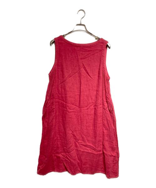 nest Robe（ネストローブ）nest Robe (ネストローブ) リネンワンピース レッド サイズ:Freeの古着・服飾アイテム