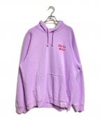 WACKO MARIAワコマリア）の古着「WASHED HEAVY WEIGHT PULLOVER HOODED SWEAT SHIRT/ウォッシュドヘビーウェイトプルオーバーパーカー」｜パープル