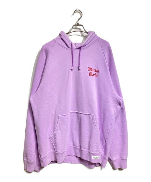 WACKO MARIA（ワコマリア）WACKO MARIA (ワコマリア) WASHED HEAVY WEIGHT PULLOVER HOODED SWEAT SHIRT/ウォッシュドヘビーウェイトプルオーバーパーカー パープル サイズ:XLの古着・服飾アイテム