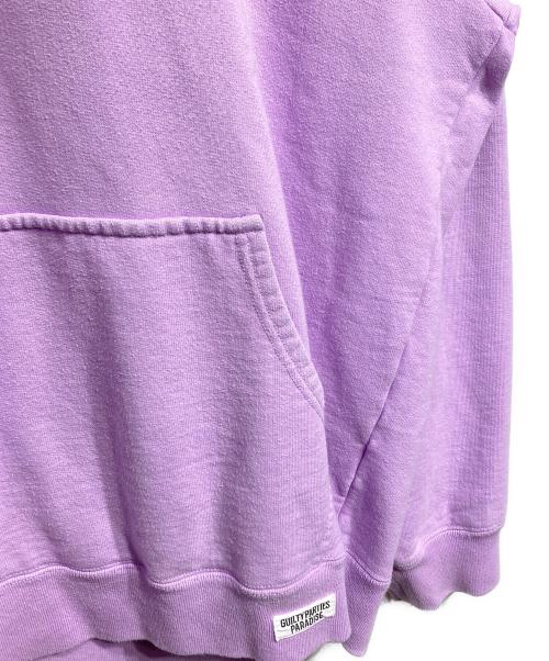 WACKO MARIA（ワコマリア）WACKO MARIA (ワコマリア) WASHED HEAVY WEIGHT PULLOVER HOODED SWEAT SHIRT/ウォッシュドヘビーウェイトプルオーバーパーカー パープル サイズ:XLの古着・服飾アイテム