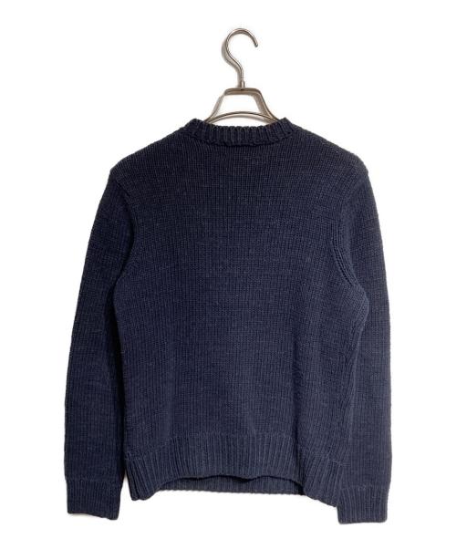 RRL（ダブルアールエル）RRL (ダブルアールエル) コットンニット/ cotton knit ネイビー サイズ:Sの古着・服飾アイテム