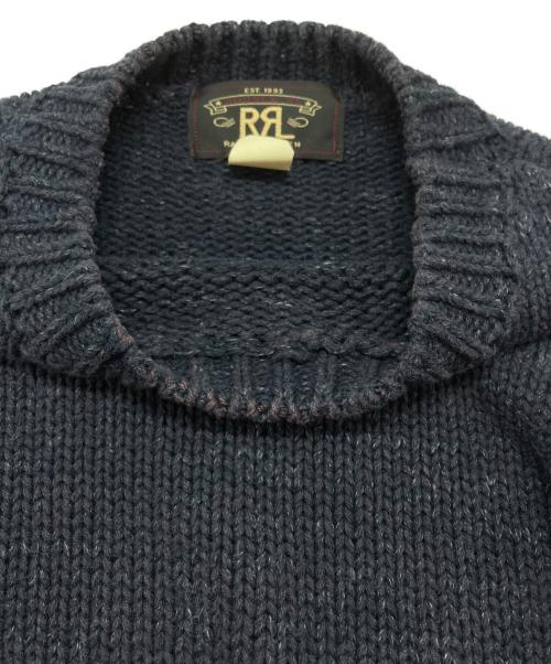 RRL（ダブルアールエル）RRL (ダブルアールエル) コットンニット/ cotton knit ネイビー サイズ:Sの古着・服飾アイテム