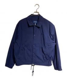 POLO RALPH LAUREN（ポロ・ラルフローレン）の古着「Hayford コーチズ ジャケット/Coaches jacket」｜ネイビー