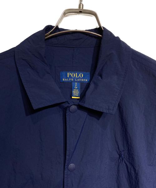POLO RALPH LAUREN（ポロ・ラルフローレン）POLO RALPH LAUREN (ポロ・ラルフローレン) Hayford コーチズ ジャケット/Coaches jacket ネイビー サイズ:Sの古着・服飾アイテム