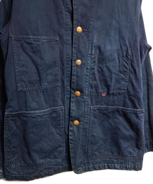 45rpm（45アールピーエム）45rpm (45アールピーエム) インディゴデニムカバーオール/Indigo denim coveralls インディゴ サイズ:2の古着・服飾アイテム