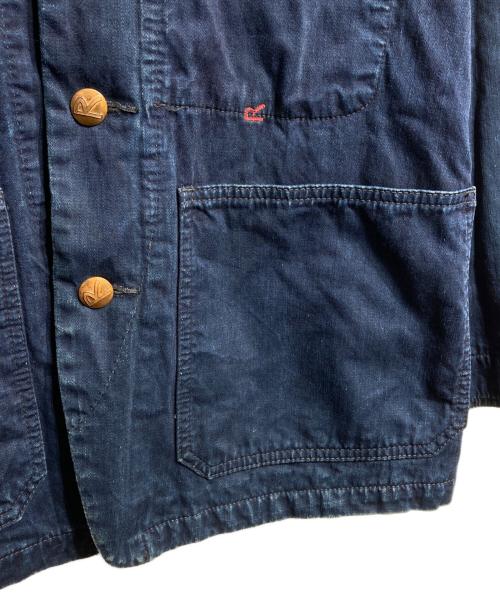 45rpm（45アールピーエム）45rpm (45アールピーエム) インディゴデニムカバーオール/Indigo denim coveralls インディゴ サイズ:2の古着・服飾アイテム
