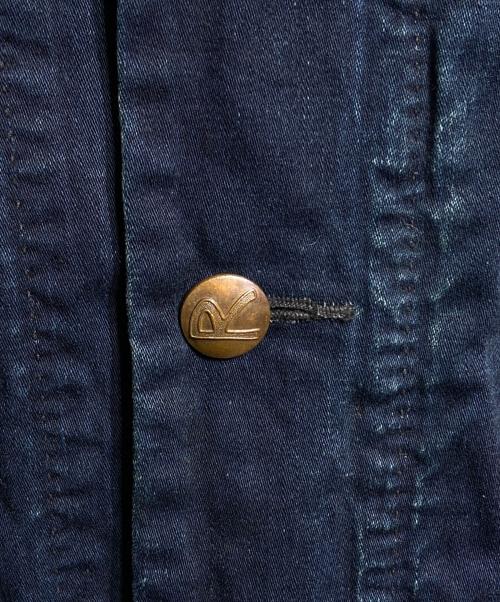 45rpm（45アールピーエム）45rpm (45アールピーエム) インディゴデニムカバーオール/Indigo denim coveralls インディゴ サイズ:2の古着・服飾アイテム