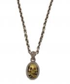 liquidリキッド）の古着「スカルネックレス/Skull necklace」｜シルバー