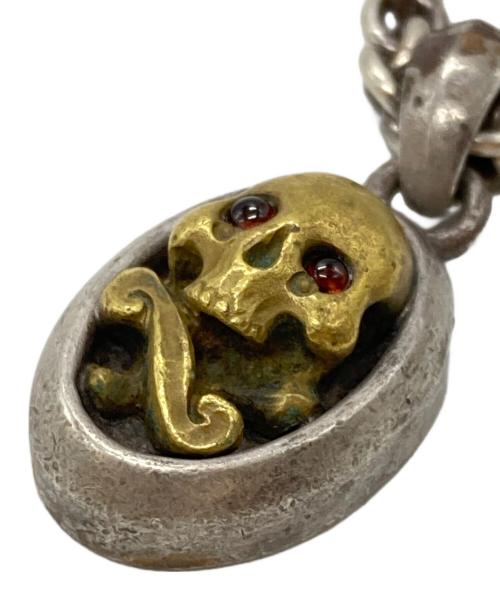 liquid（リキッド）liquid (リキッド) スカルネックレス/Skull necklace シルバーの古着・服飾アイテム