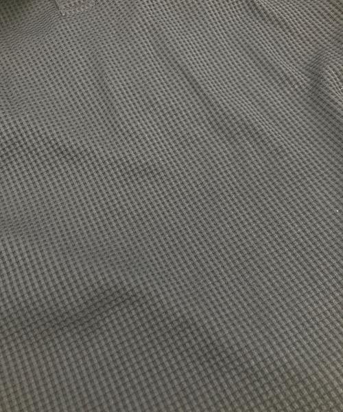 EVISEN（エビセン）EVISEN (エビセン) THERMAL POLO SHIRT ブラック サイズ:Lの古着・服飾アイテム