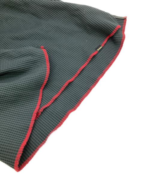 EVISEN（エビセン）EVISEN (エビセン) THERMAL POLO SHIRT ブラック サイズ:Lの古着・服飾アイテム