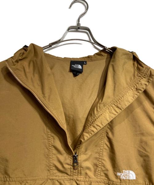 THE NORTH FACE（ザ ノース フェイス）THE NORTH FACE (ザ ノース フェイス) COMPACT ANORAK/コンパクトアノラック ブラウン サイズ:Lの古着・服飾アイテム