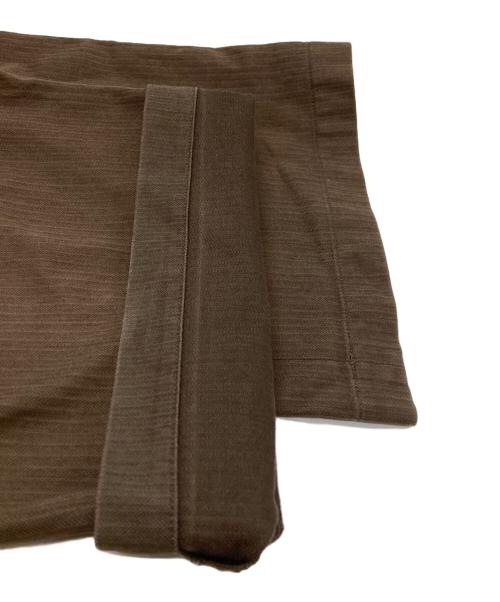 Y's（ワイズ）Y's (ワイズ) HBTコットンワイドパンツ/HBT Cotton Wide-Leg Pants ブラウン サイズ:3の古着・服飾アイテム