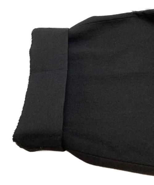 COMME des GARCONS HOMME（コムデギャルソン オム）COMME des GARCONS HOMME (コムデギャルソン オム) 2タックウールフラノスラックス/Two-Tuck Wool Flannel Trousers ブラック サイズ:Mの古着・服飾アイテム