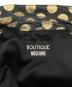 中古・古着 BOUTIQUE MOSCHINO (ブティック モスキーノ) ドットライダースジャケット/Polka Dot Rider Jacket ブラック×ゴールド サイズ:40：12000円