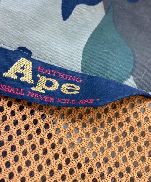 A BATHING APE（アベイシングエイプ）A BATHING APE (アベイシングエイプ) 1stカモレインジャケット グリーン サイズ:Lの古着・服飾アイテム