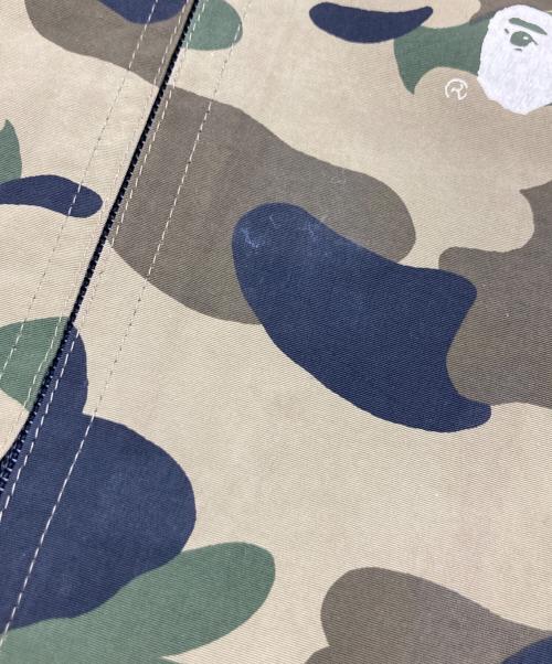 A BATHING APE（アベイシングエイプ）A BATHING APE (アベイシングエイプ) 1stカモレインジャケット グリーン サイズ:Lの古着・服飾アイテム
