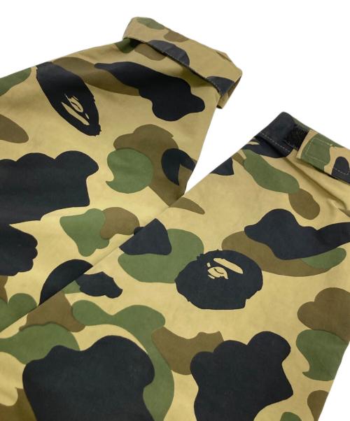 A BATHING APE（アベイシングエイプ）A BATHING APE (アベイシングエイプ) 1stカモレインジャケット グリーン サイズ:Lの古着・服飾アイテム