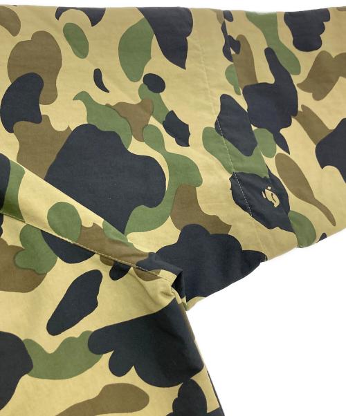A BATHING APE（アベイシングエイプ）A BATHING APE (アベイシングエイプ) 1stカモレインジャケット グリーン サイズ:Lの古着・服飾アイテム