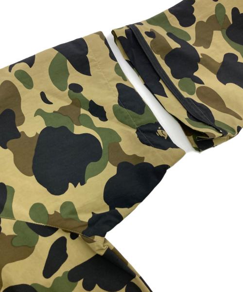 A BATHING APE（アベイシングエイプ）A BATHING APE (アベイシングエイプ) 1stカモレインジャケット グリーン サイズ:Lの古着・服飾アイテム