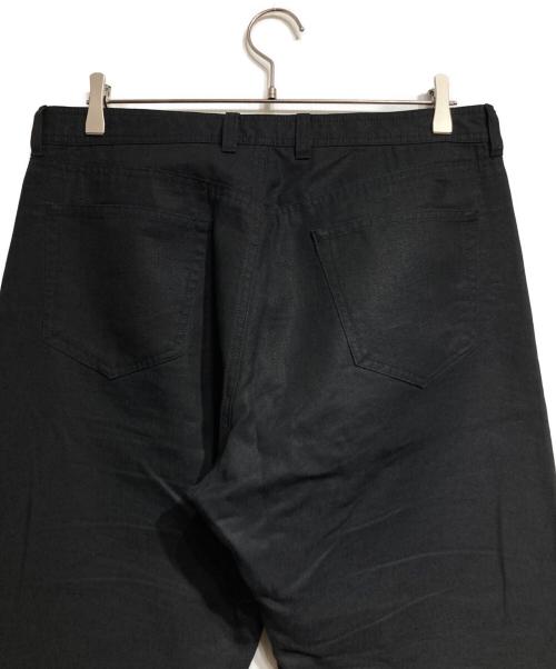 HOPE（ホープ）HOPE (ホープ) コットンリネンキャンバスジップパンツ/Cotton linen canvas zip pants ブラック サイズ:50の古着・服飾アイテム