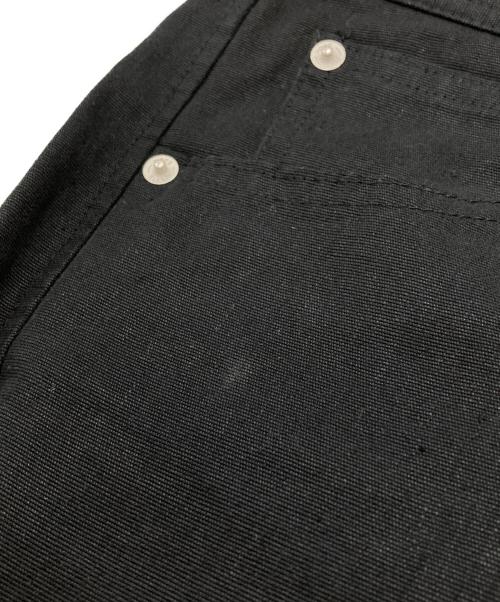HOPE（ホープ）HOPE (ホープ) コットンリネンキャンバスジップパンツ/Cotton linen canvas zip pants ブラック サイズ:50の古着・服飾アイテム