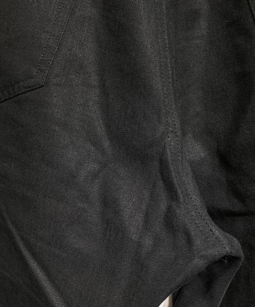 HOPE（ホープ）HOPE (ホープ) コットンリネンキャンバスジップパンツ/Cotton linen canvas zip pants ブラック サイズ:50の古着・服飾アイテム