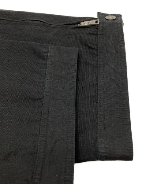 HOPE（ホープ）HOPE (ホープ) コットンリネンキャンバスジップパンツ/Cotton linen canvas zip pants ブラック サイズ:50の古着・服飾アイテム
