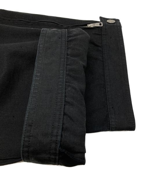 HOPE（ホープ）HOPE (ホープ) コットンリネンキャンバスジップパンツ/Cotton linen canvas zip pants ブラック サイズ:50の古着・服飾アイテム