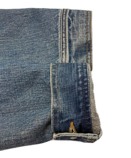 DOLCE & GABBANA（ドルチェ＆ガッバーナ）DOLCE & GABBANA (ドルチェ＆ガッバーナ) クラッシュ加工デニムジャケット/CRUSHED DENIM JACKET インディゴ サイズ:50の古着・服飾アイテム